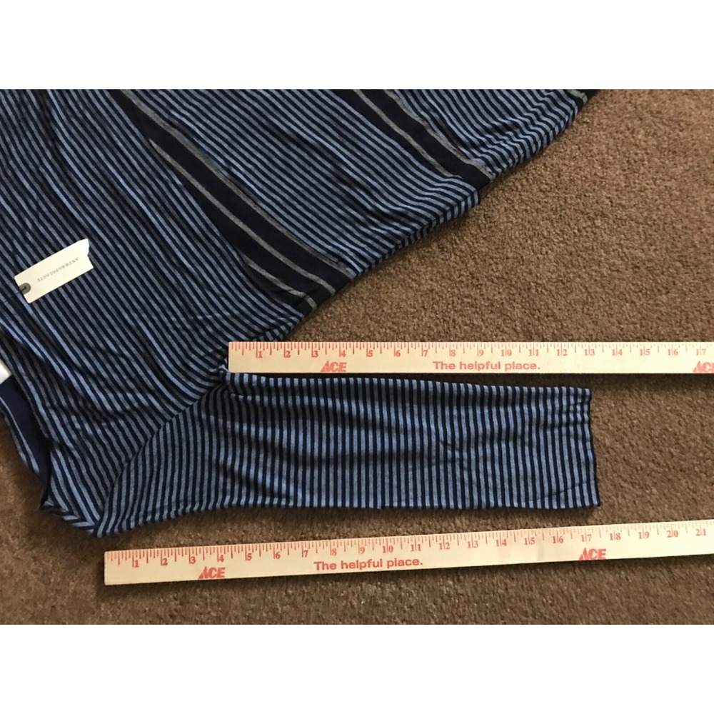 NWT Anthropologie Bailey 44 Beryl Bandage Dress XL Blue‎ Striped Jersey Layered - Picture 16 of 16